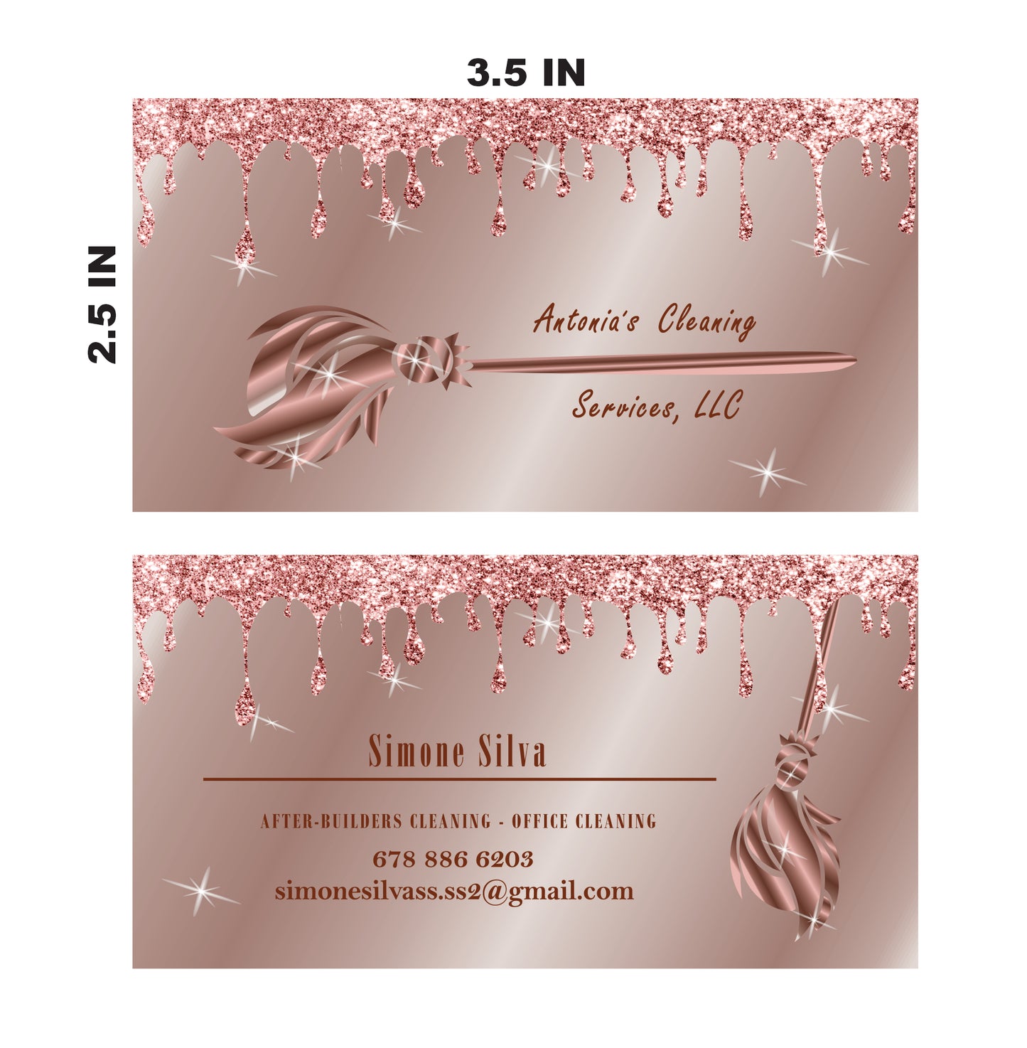1.000 Business Cards, FULL COLOR BRILLO UV - 14 pt. Gloss Cover